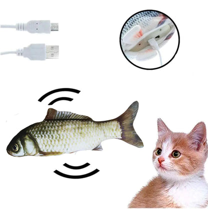 Toy Electric Fish for Cat Entertainment