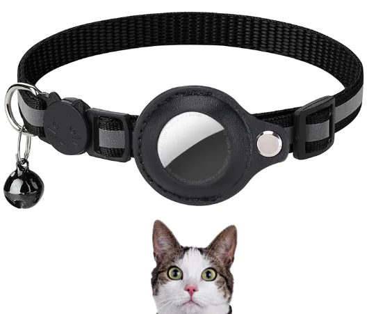 Gentle Paws™ Airtag Reflective Pet Collar (One Piece)