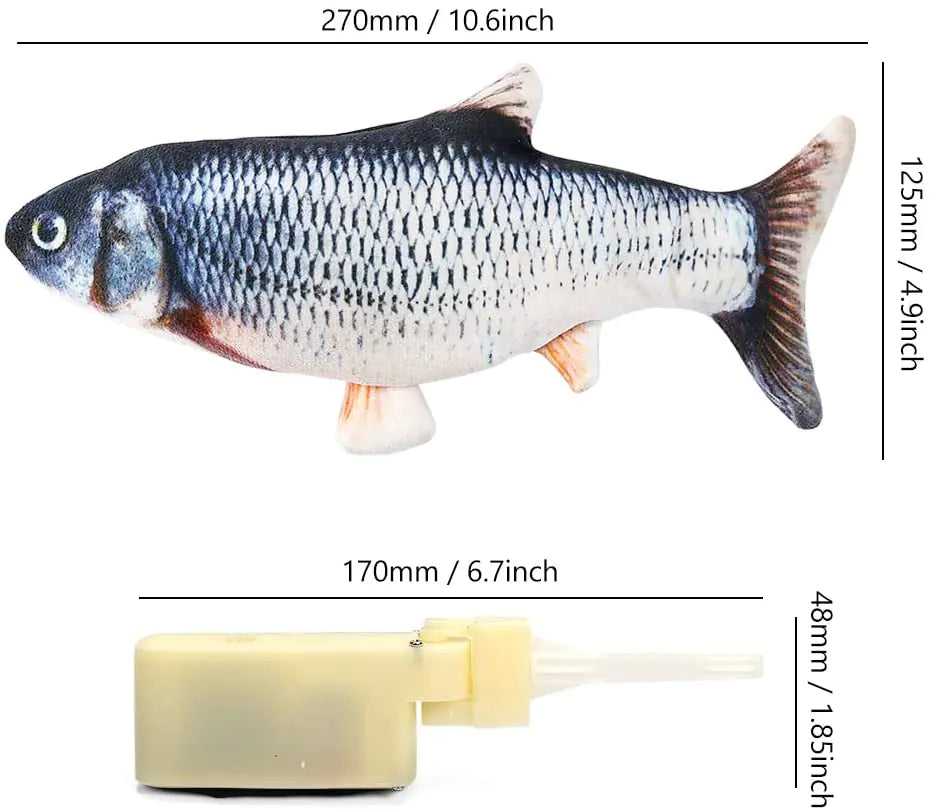 Toy Electric Fish for Cat Entertainment