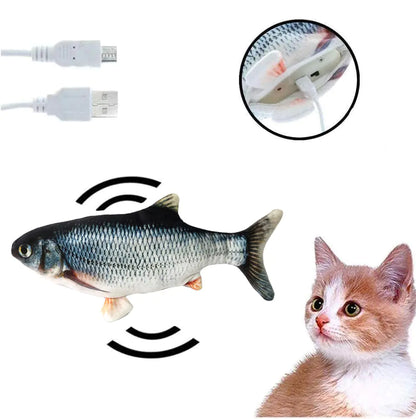 Toy Electric Fish for Cat Entertainment